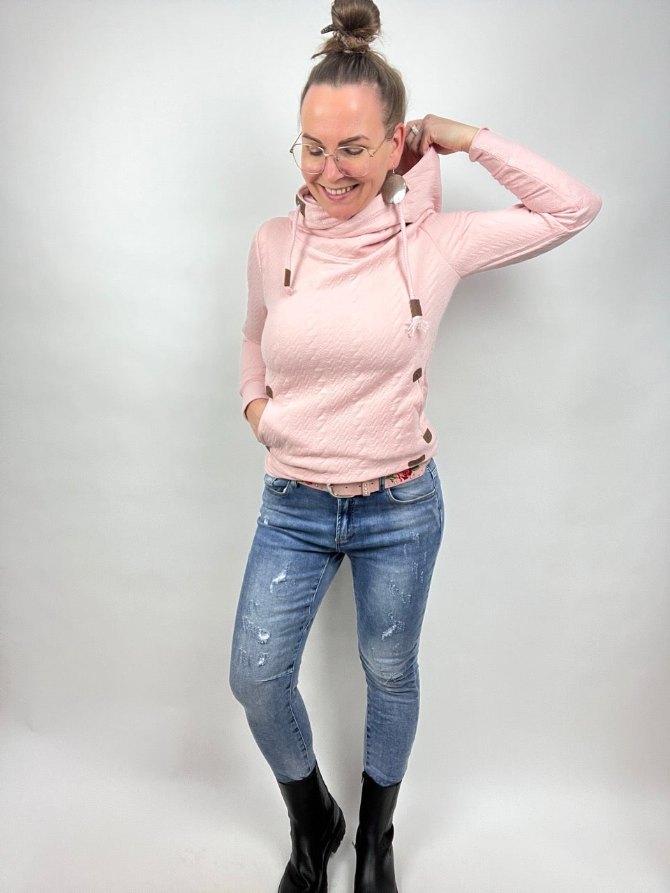 Pulli Sweat Sporty Zart Rose