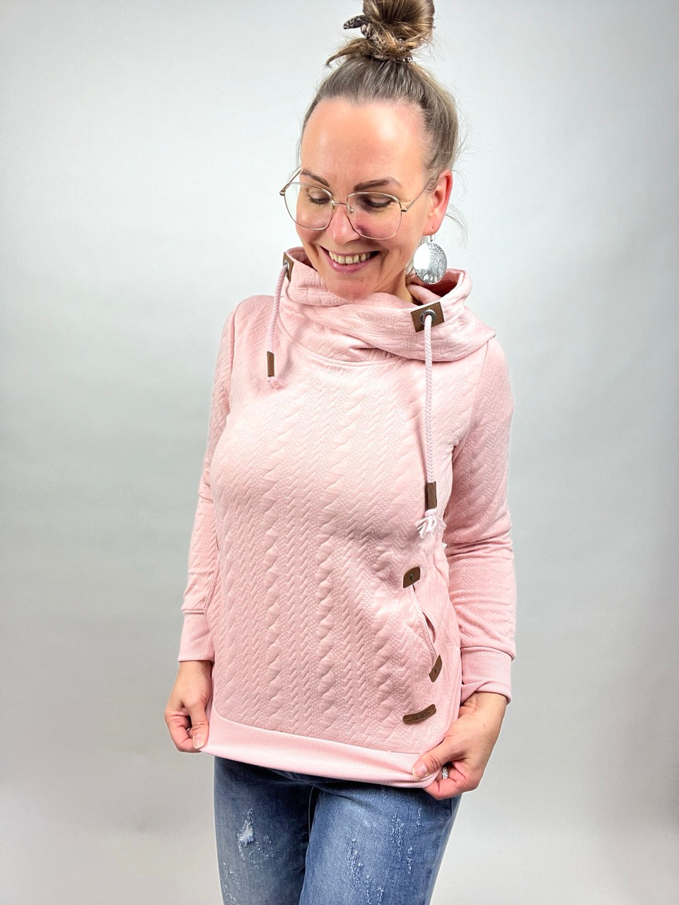 Pulli Sweat Sporty Zart Rose