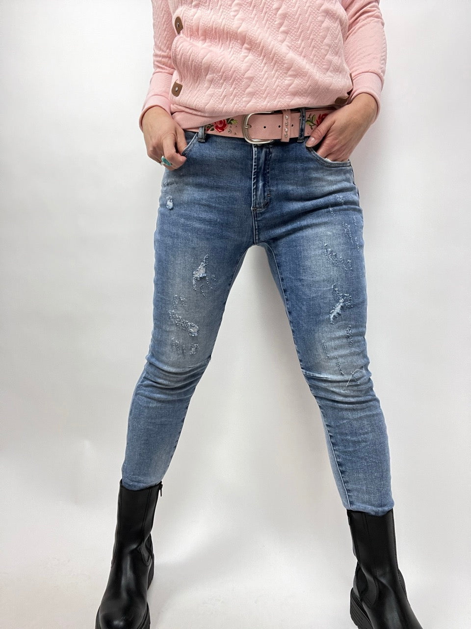 Hose NEU! Jeans Fantastisch Elastisch Used Denim