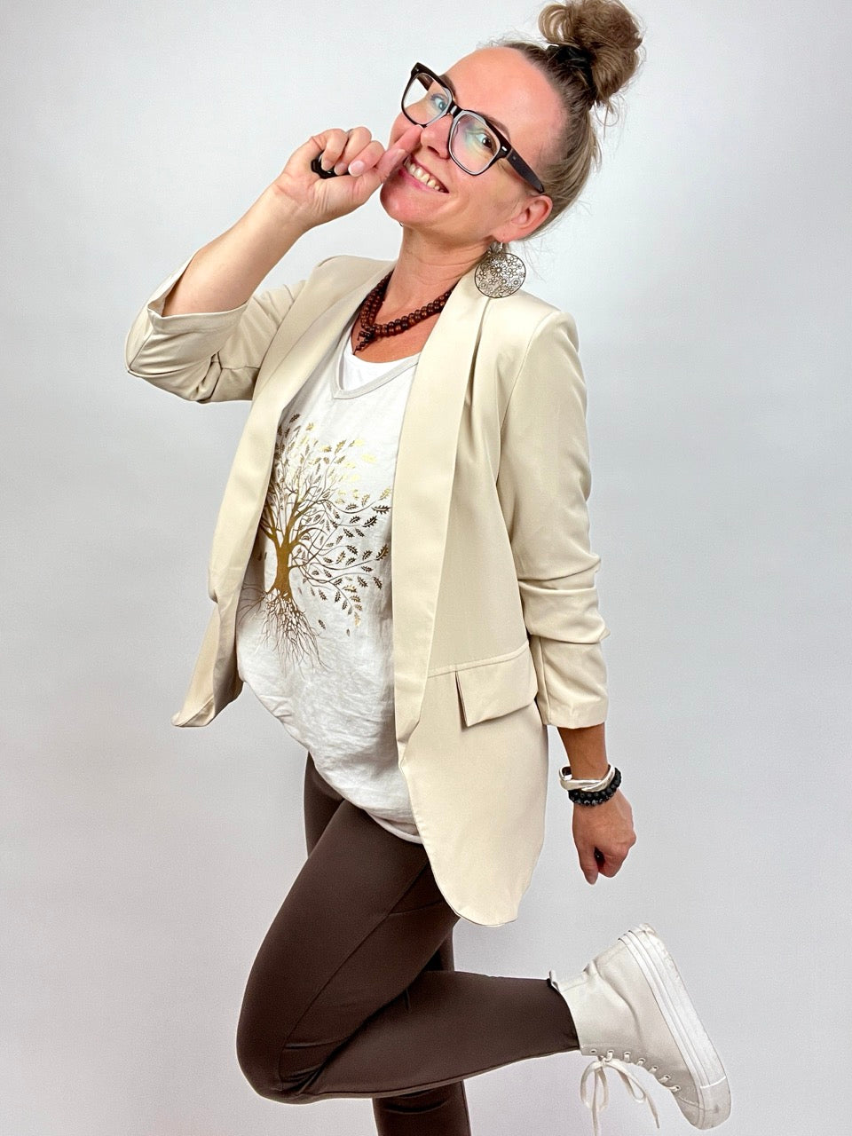 Jacke Blazer Ellen Cream