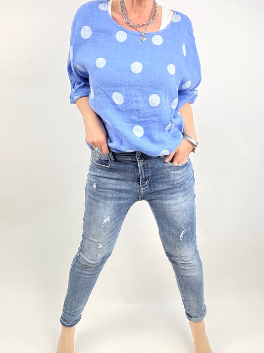 Hose Jeans Fantastisch Elastisch Used Denim