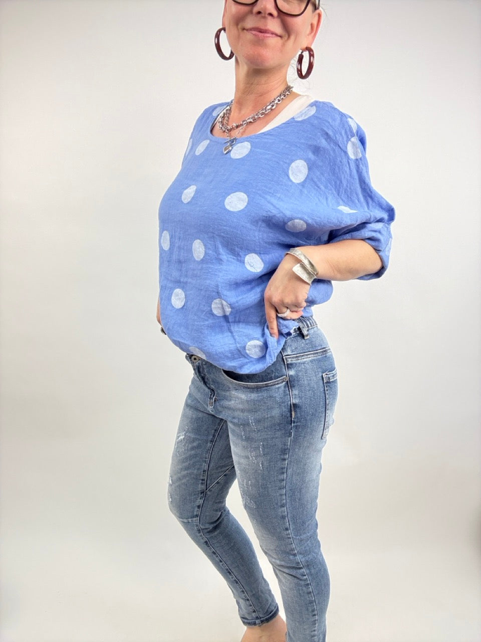 Hose Jeans Fantastisch Elastisch Used Denim