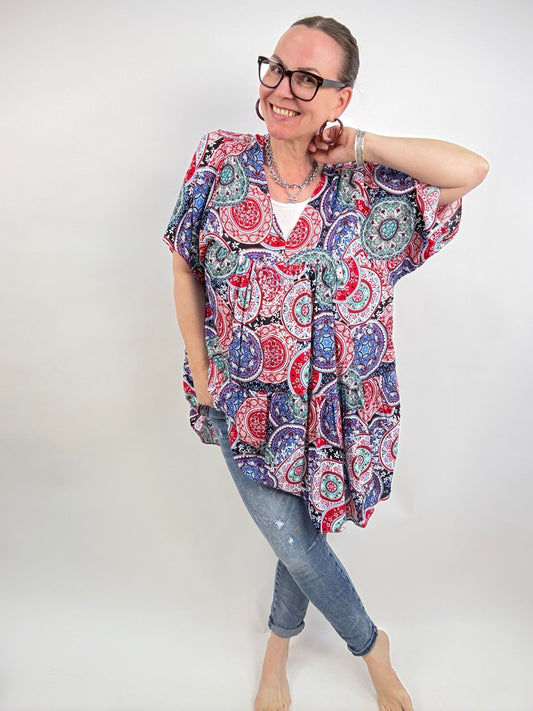 Kleid Tunika Mandala Bunt