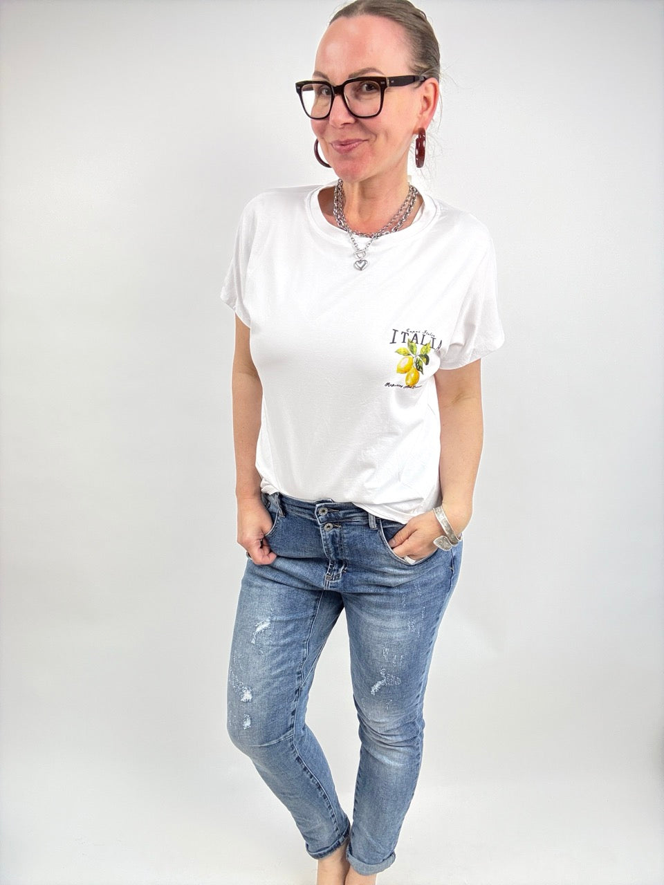 Shirt Italia Weiß ! Nur in kleiner Auflage verfügbar!!!