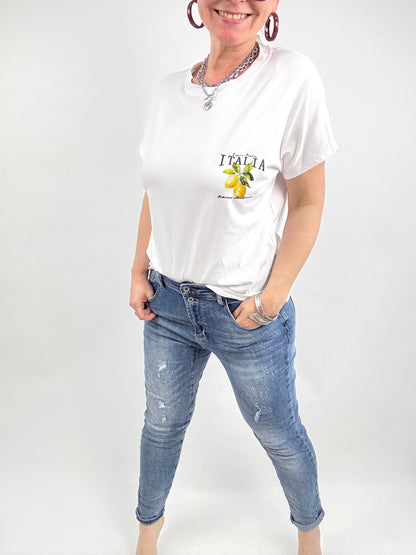 Shirt Italia Weiß ! Nur in kleiner Auflage verfügbar!!!