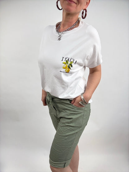 Jogpants Short Nice Style Olive