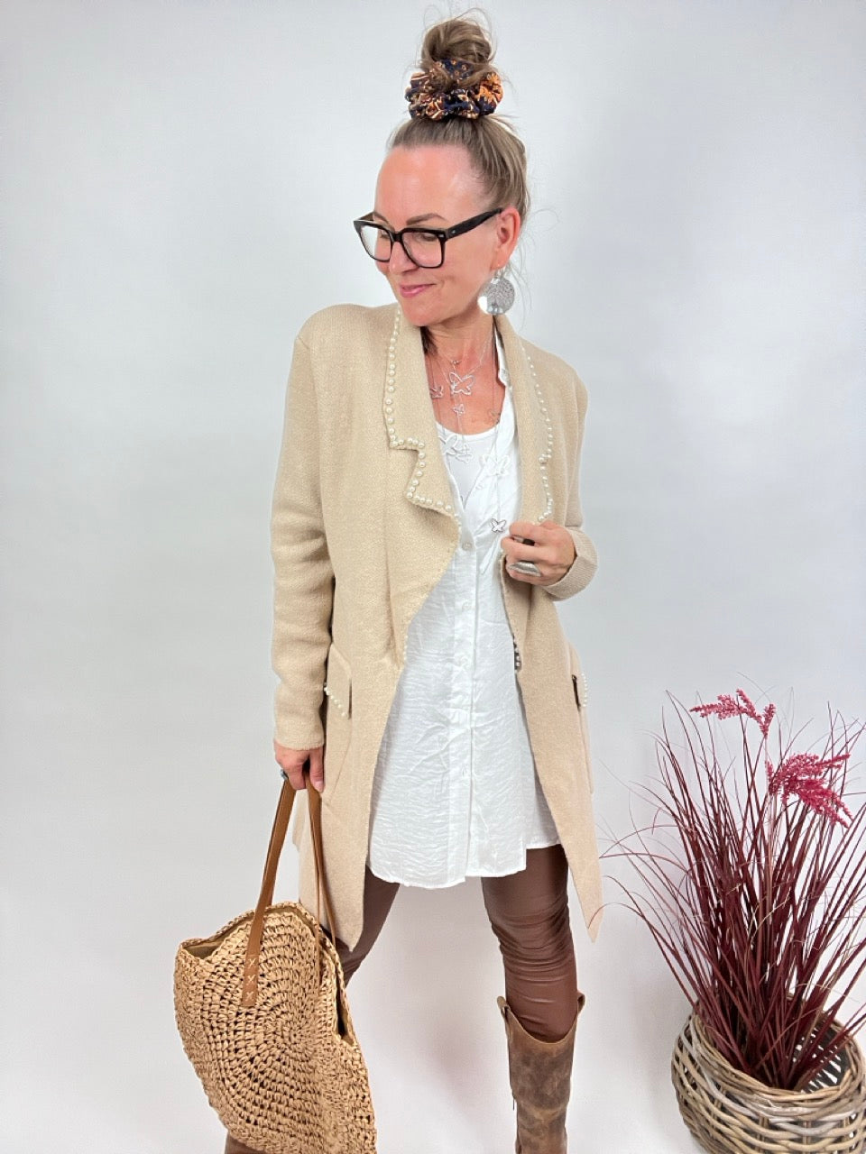 Strickjacke Marie Cream