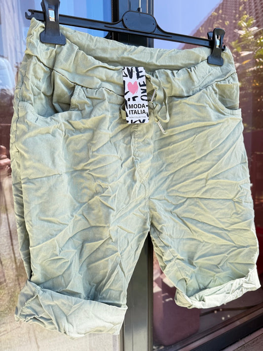 Jogpants Short Nice Style Pistazie