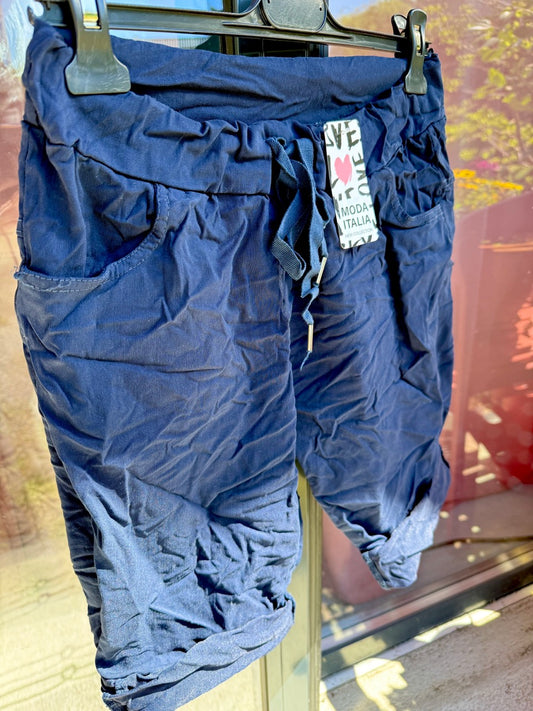 Jogpants Short Nice Style Dunkelblau