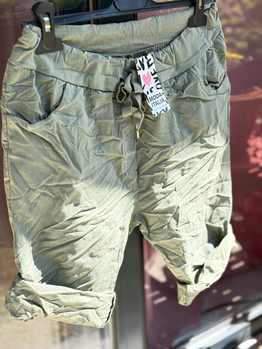 Jogpants Short Nice Style Olive