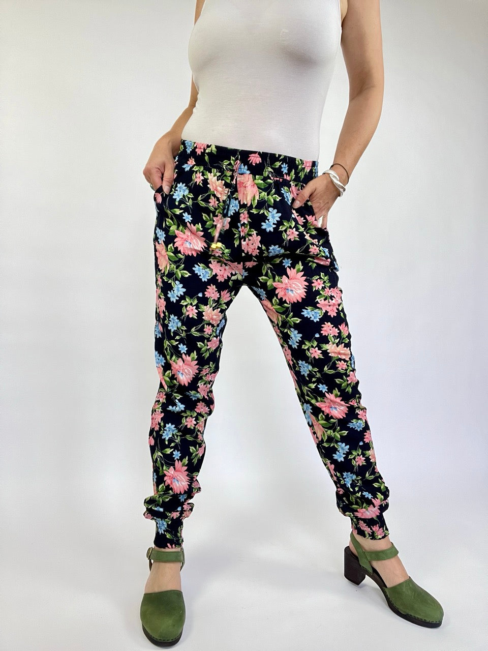 Hose Flower Dream Schwarz