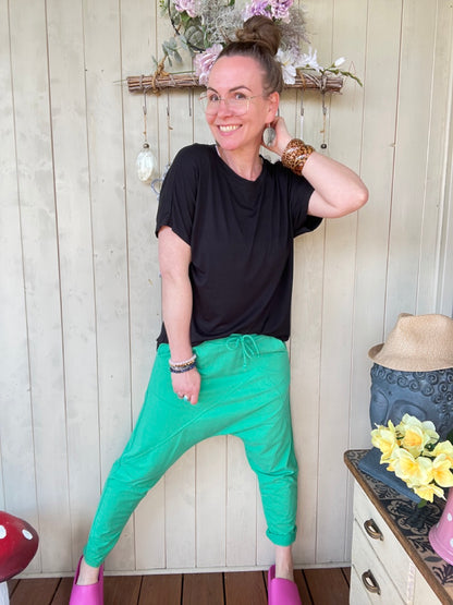Jogpants Baggystyle Grün