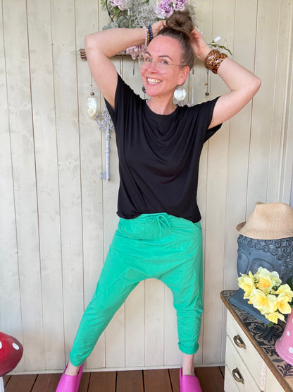 Jogpants Baggystyle Grün