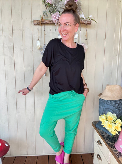 Jogpants Baggystyle Grün
