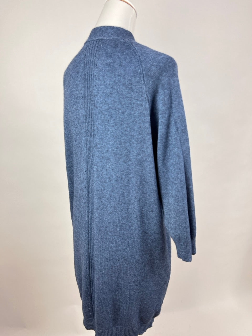 Strickjacke Jeansblau Einzelstück