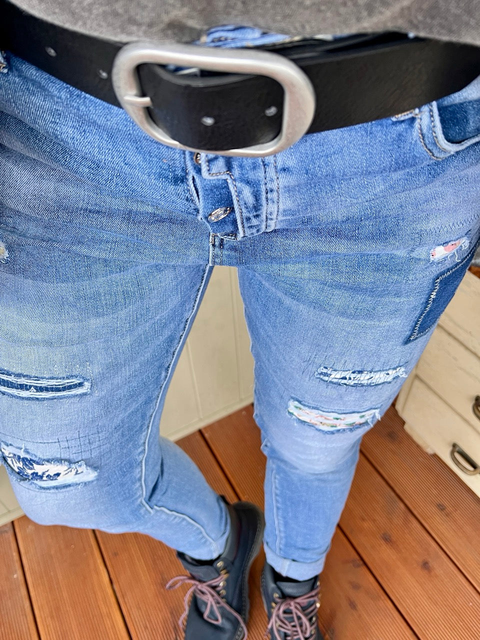 Hose Jeans Runa New Destroyed Look Light Denim