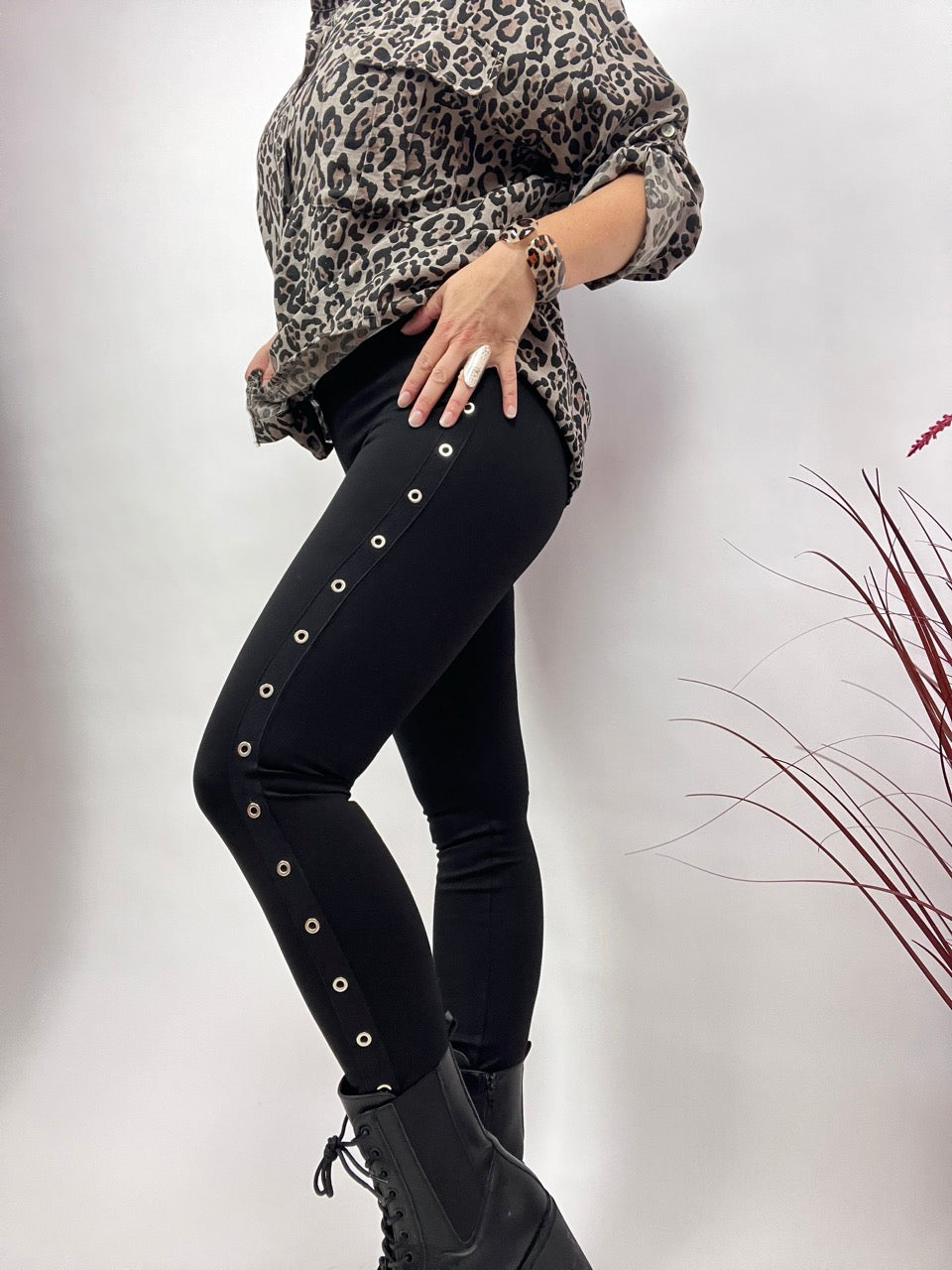 Leggings Taillenhose Mira Schwarz