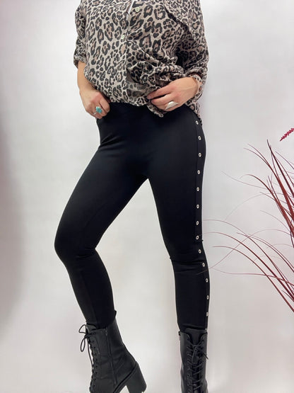 Leggings Taillenhose Mira Schwarz