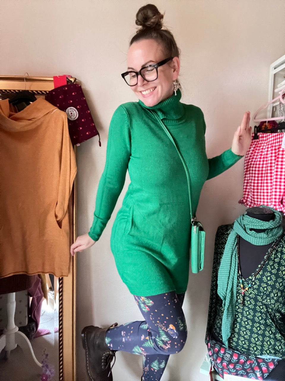 Kleid Herrlich weich Grün