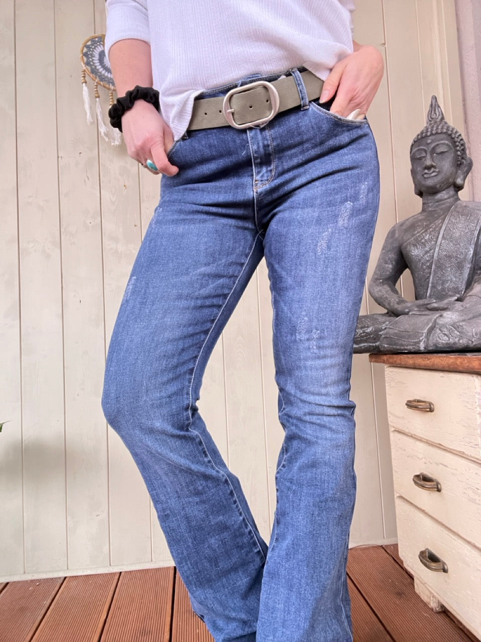 Hose Jeans Bootcut Free Style Denim