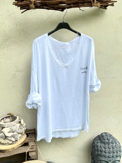 Langarm Shirt Greta in verschiedenen Farben