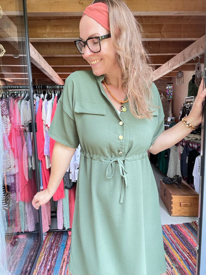 Kleid Tilda Olive Grün