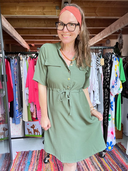 Kleid Tilda Olive Grün