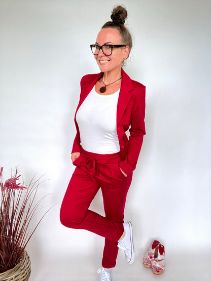 Sweat Blazer Maja Rot