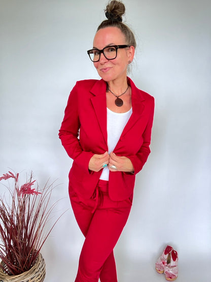 Sweat Blazer Maja Rot