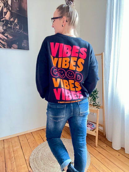 Pulli Good Vibes Schwarz