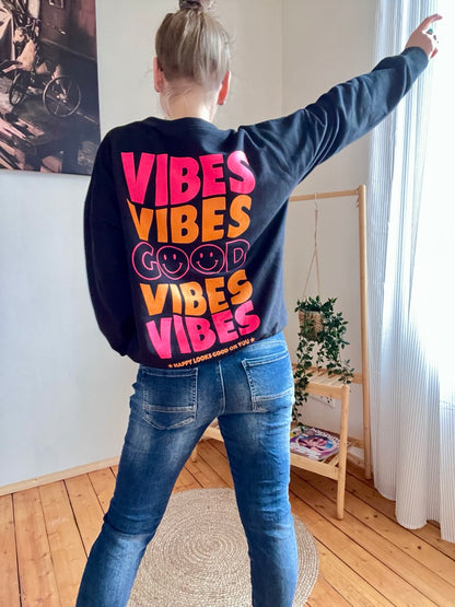 Pulli Good Vibes Schwarz