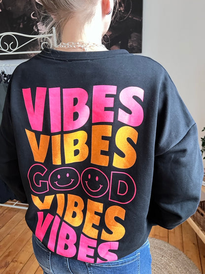 Pulli Good Vibes Schwarz