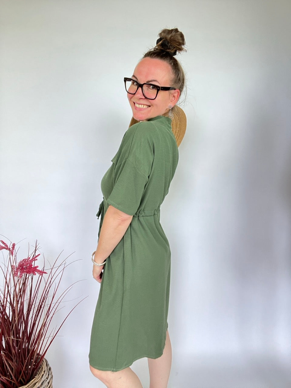 Kleid Tilda Olive Grün