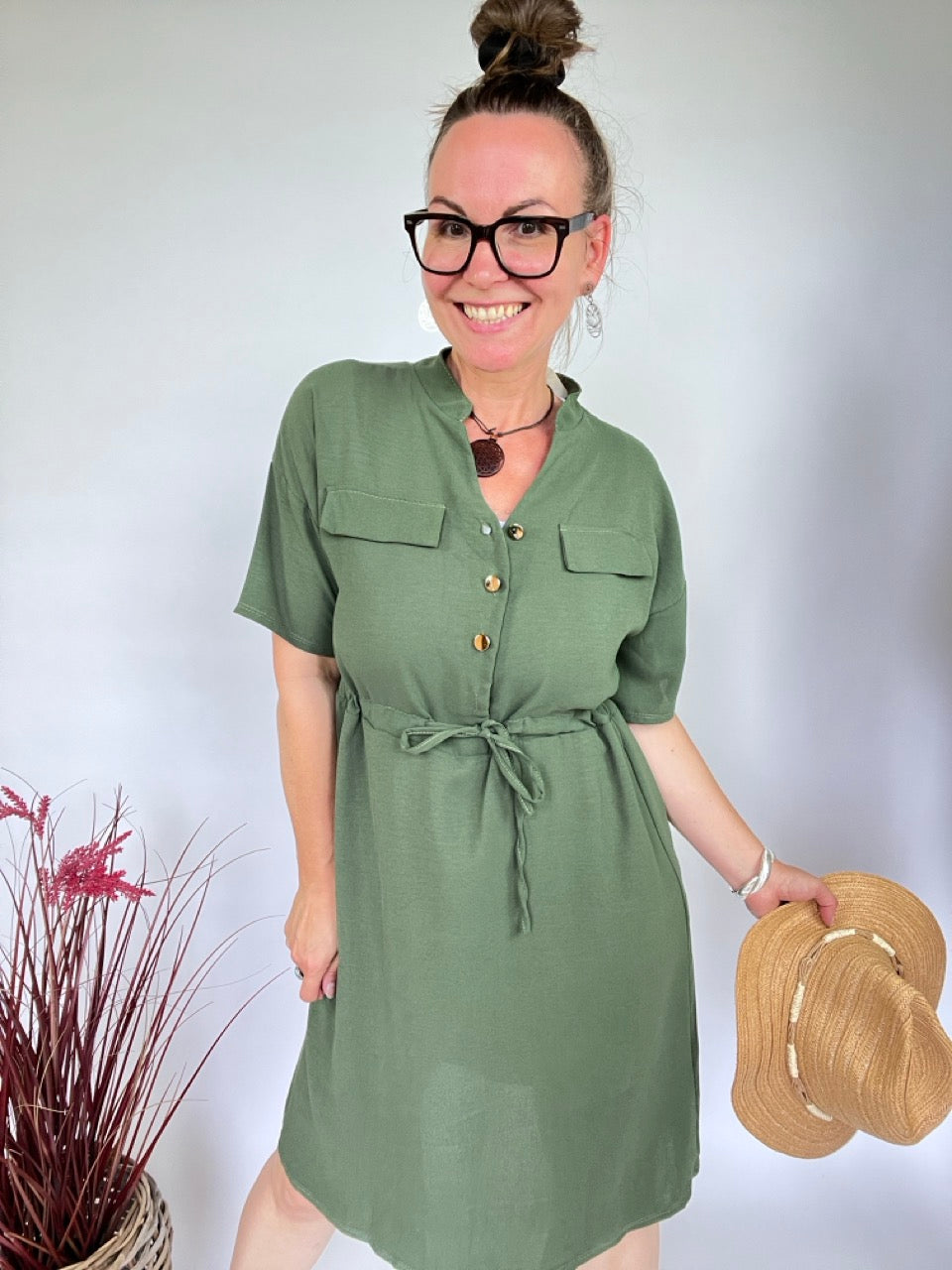 Kleid Tilda Olive Grün