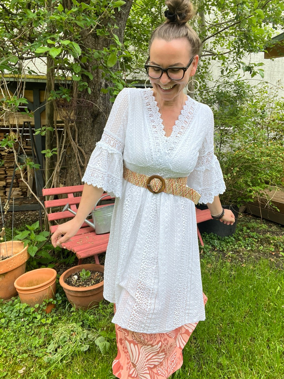 Kleid Alva Weiß