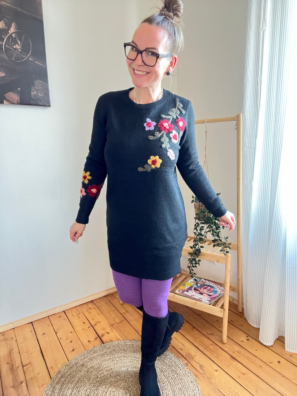 Kleid Flora Schwarz