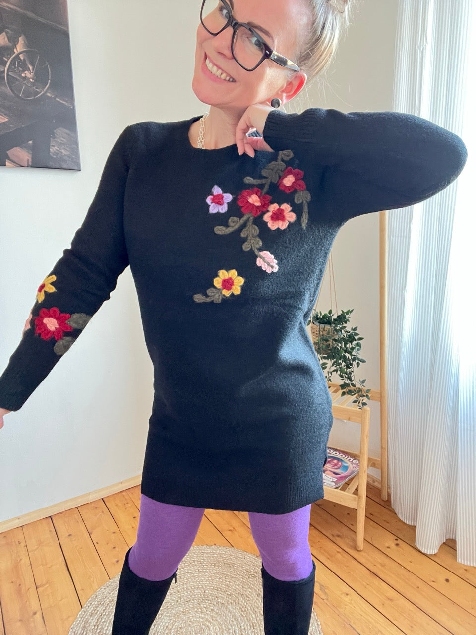 Kleid Flora Schwarz