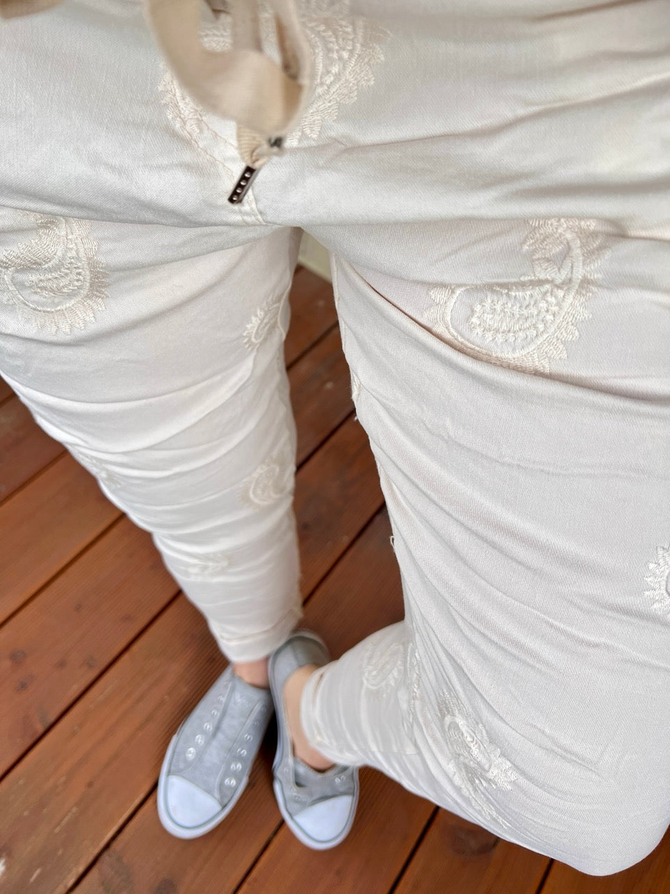 Jogpants Emma Cream Weiß