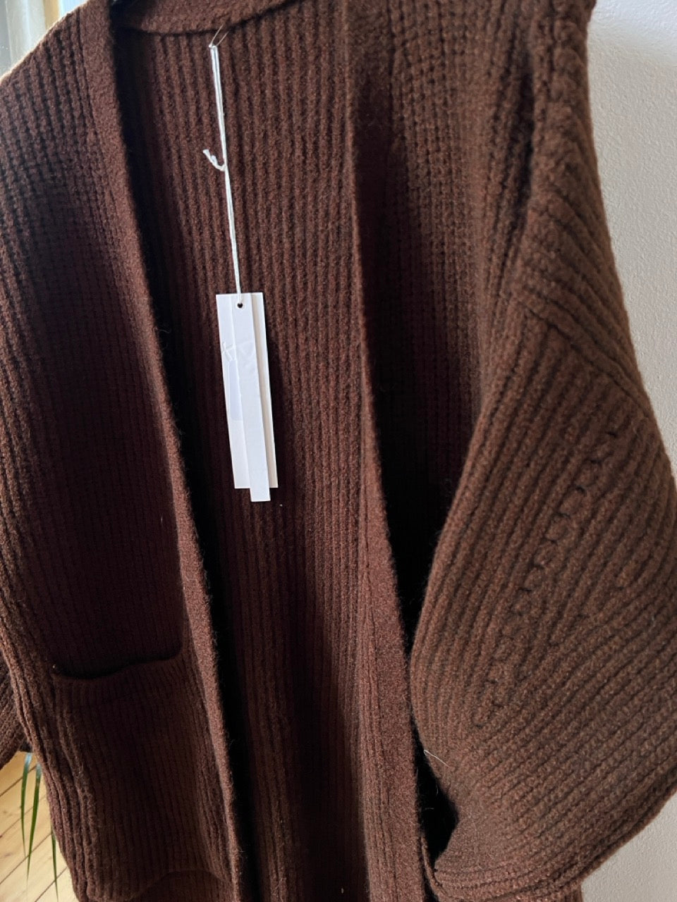 Strickjacke Mantel Heiterblick Schoko Braun