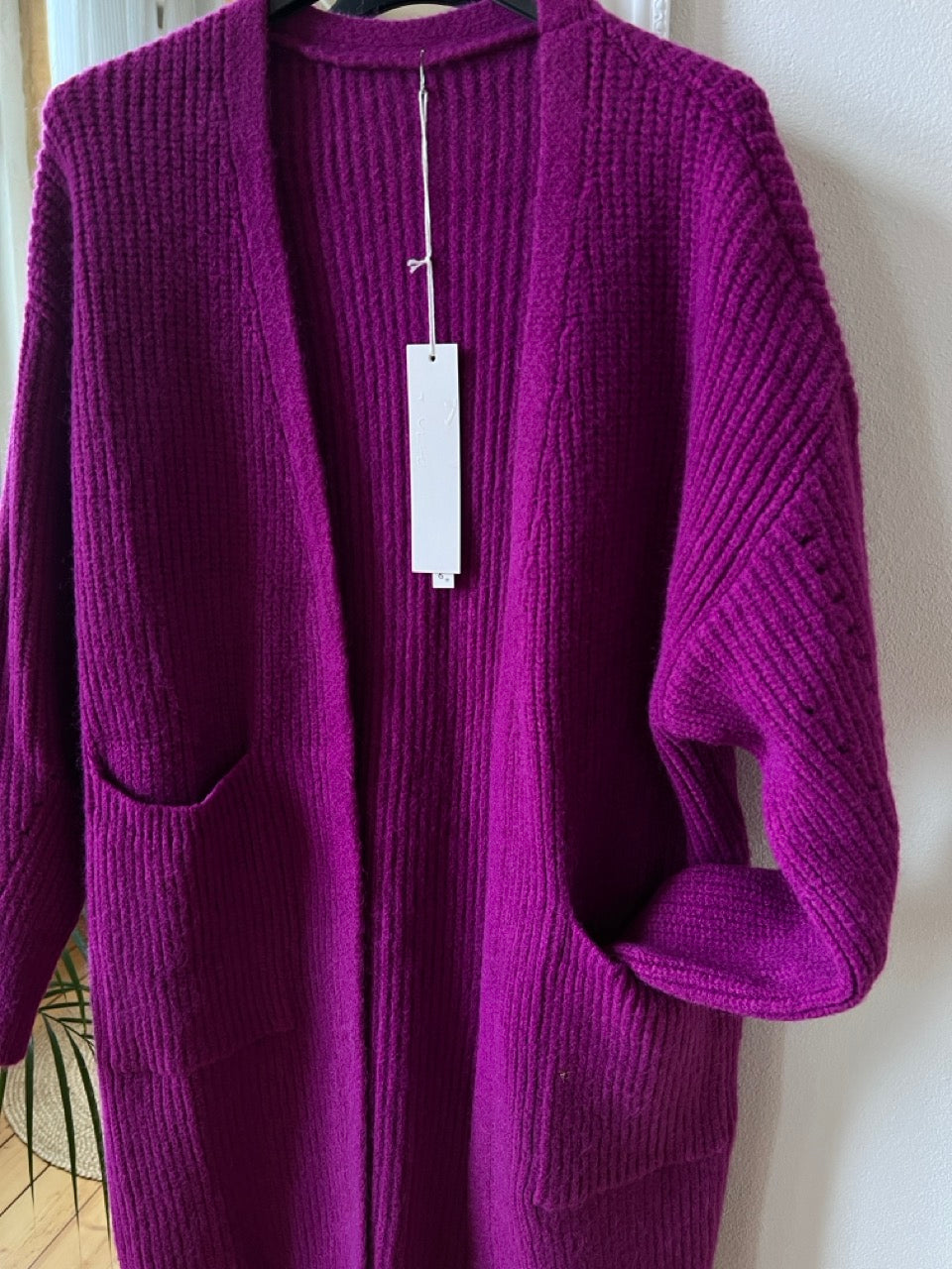 Strickjacke Mantel Heiterblick Fuchsia