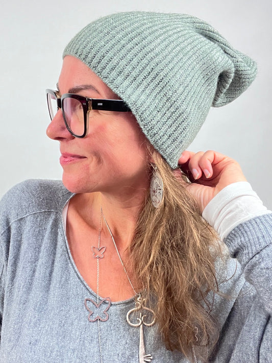 Mütze Beanie Lotte Olive Grün