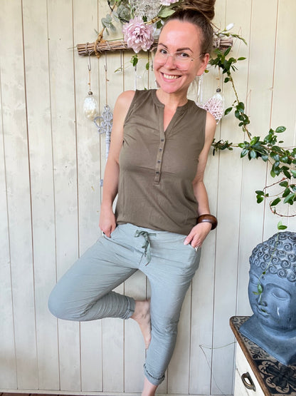 Jogpants Nice Style Olive Grün