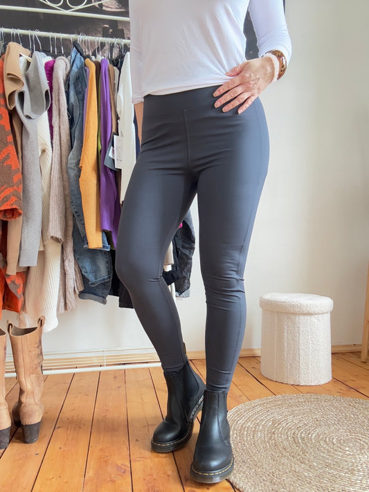 Leggings Taillenhose Alltagsheld Grau