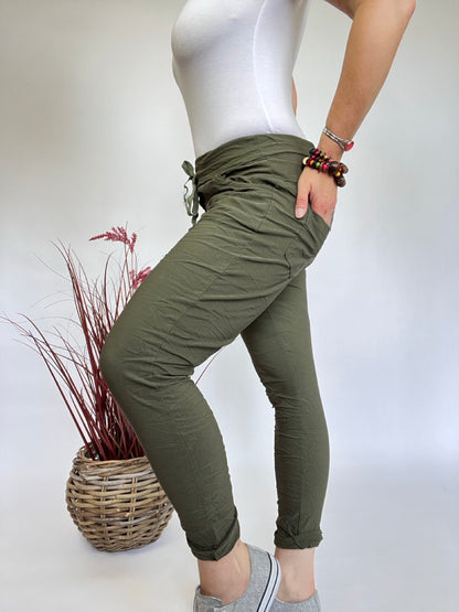 Jogpants Nice Style Olive Grün