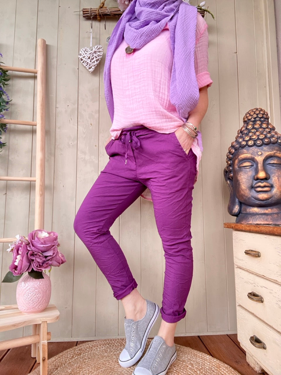 Jogpants Nice Style Violett