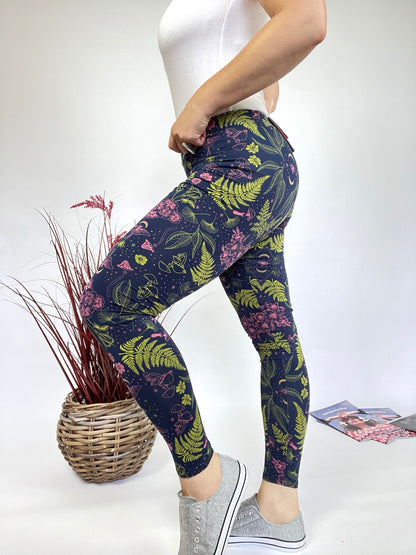 Leggings Elfenhain Blau