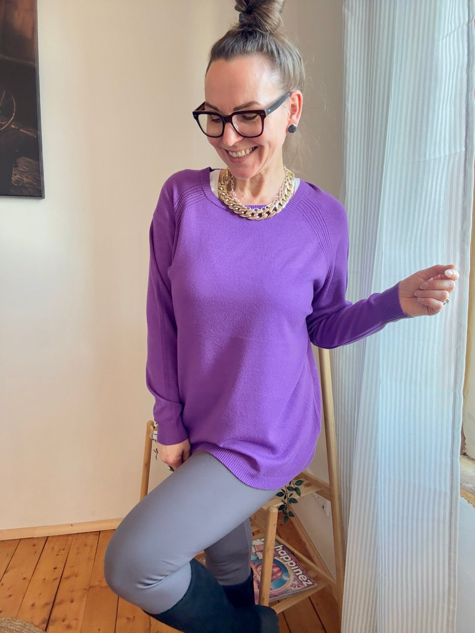 Pulli Magda Violett