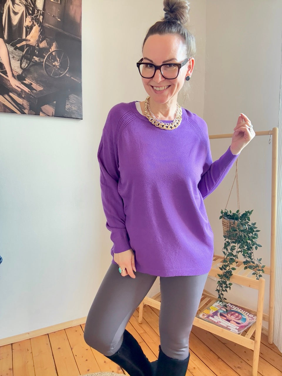 Pulli Magda Violett