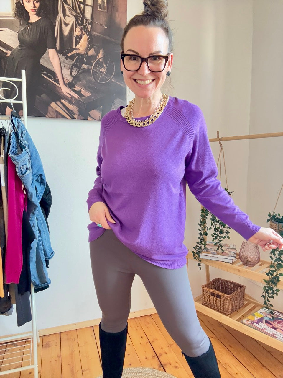 Pulli Magda Violett