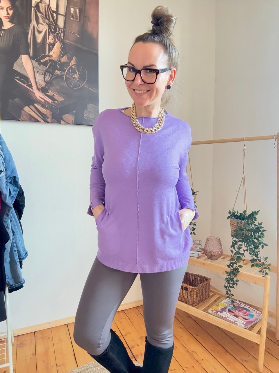 Pulli Mona Lavendel